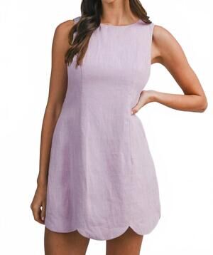 NEW MABLE marianne mini dress in lavender